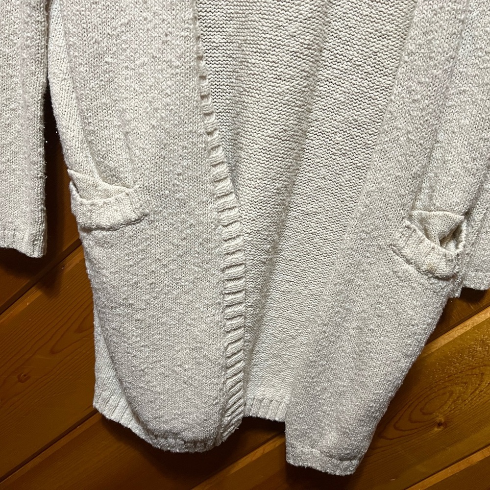 Ruby Moon Cream Open-Front Cardigan - Picture 3 of 5